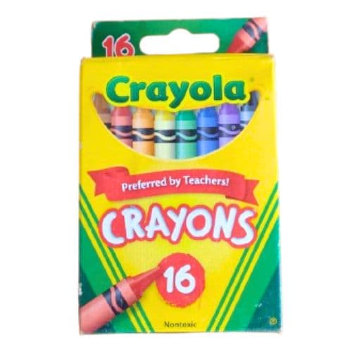 Crayon de 16 Couleurs Non Toxiques CRAYOLA