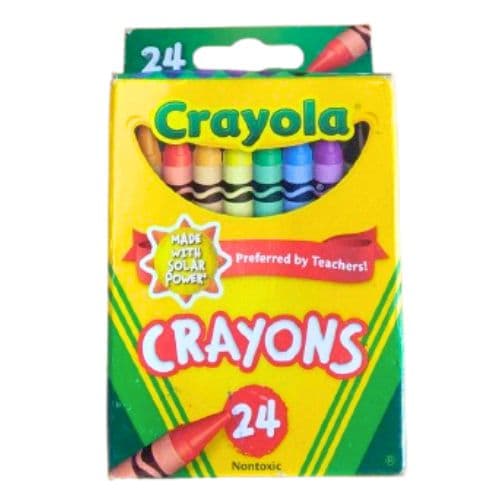 Crayon de 24 Couleurs Non Toxiques CRAYOLA